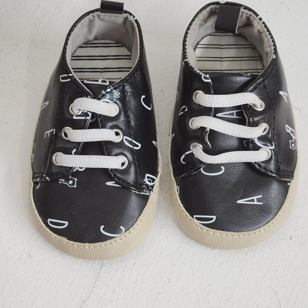 Black and White Kids Shoes